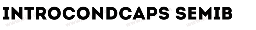 IntroCondCaps SemiB字体转换